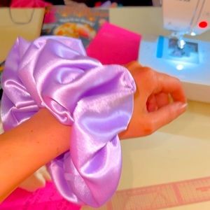 JUMBO Xxl Satin Purple Scrunchie